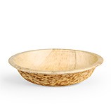 Disposable Bamboo Bowls 7 inch Round 96/CS